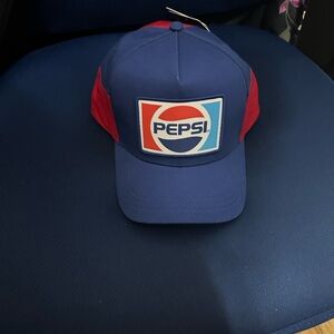 Pepsi Blue and Red Logo Cap with Crazy Universe Tag